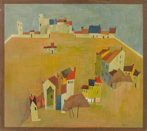 Paysage Provencal - I (Cagnes) by Sayed Haider Raza