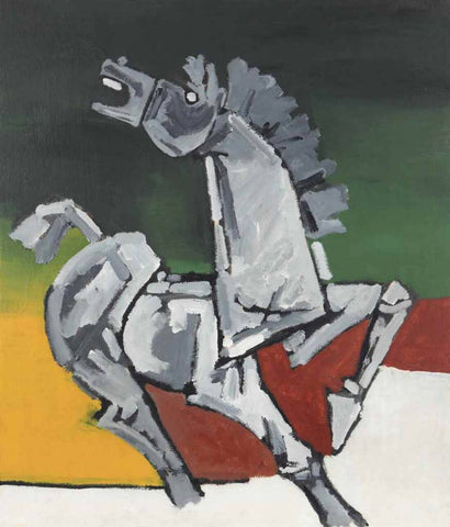 Stallion by M F Husain