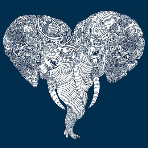 Valentines Day Gift - Love Elephant - Framed Prints by Sina Irani