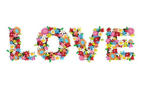 Valentines Day Gift - Love Flowers - Posters by Sina Irani
