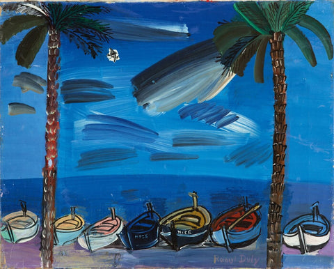 The Boats In Nice (Nice, Les Barques) - Raoul Dufy - Large Art Prints