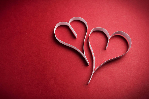 Valentine's Day Gift - Red Love Hearts - Framed Prints