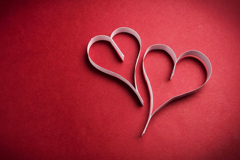 Valentine's Day Gift - Red Love Hearts - Framed Prints