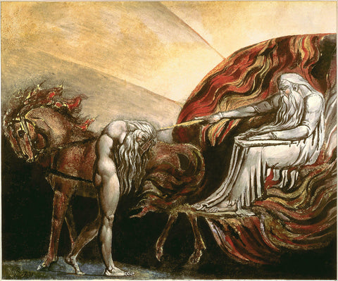God Judging Adam  - William Blake by William Blake