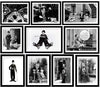 Set of 10 Best of Charlie Chaplin- Framed Poster Paper (12 x 17 inches) each