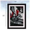 Set of 10 Best of Akira Kurosawa Movies - Framed Poster Paper (12 x 17 inches) each