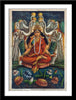 Kamala And Bhairavi - Set of 2 - Bengal School of Art  - Framed Poster Paper - (12 x 17 inches)each