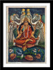 Kamala And Bhairavi - Set of 2 - Bengal School of Art  - Framed Digital Print - (17 x 24 inches)each