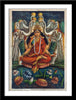 Kamala And Bhairavi - Set of 2 - Bengal School of Art  - Large Framed Poster Paper - (17 x 24 inches)each
