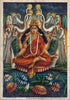 Kamala And Bhairavi - Set of 2 - Bengal School of Art  - Canvas Roll - (18 x 12 inches)each