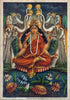 Kamala And Bhairavi - Set of 2 - Bengal School of Art  - Canvas Roll - (17 x 24 inches)each