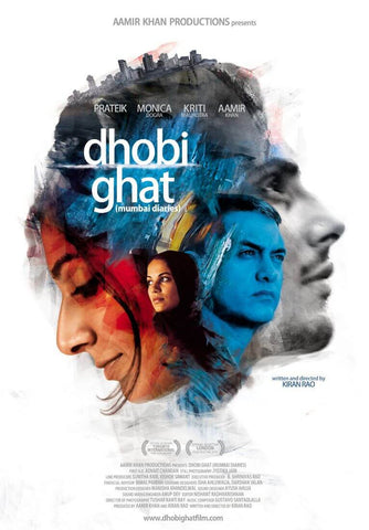 Dhobi Ghat - Bollywood Cult - Aamir Khan Classic Hindi Movie Poster - Canvas Prints