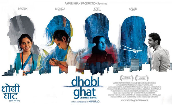 Dhobi Ghat - Bollywood Cult Aamir Khan Classic Hindi Movie Poster - Art Prints