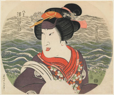 Toyokunis Sawamura Tanosuke Ii As Yae, 1816 - Canvas Prints by Tallenge Store
