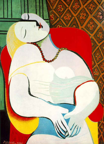 The Dream - Pablo Picasso - Canvas Prints