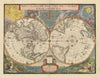 Decorative Vintage World Map - Novus Planiglobii Terrestris - Blaeu \u0026 Valck - 1695 - Art Prints