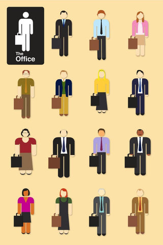 The Office - TV Show Collection - Canvas Prints by Tallenge Store