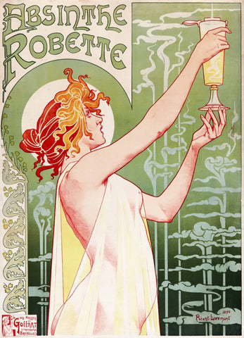 Absinthe Robette. - Framed Prints by Henri Privat-Livemont