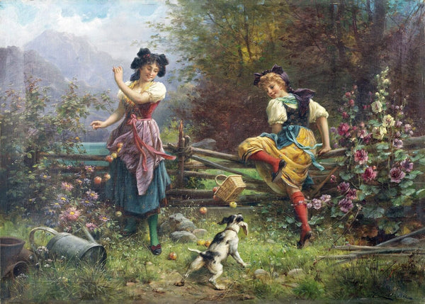 The Chase - Hans Zatzka - Framed Prints