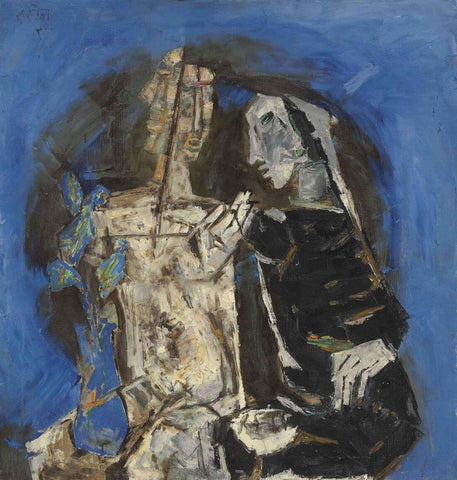 A Couple by M F Husain