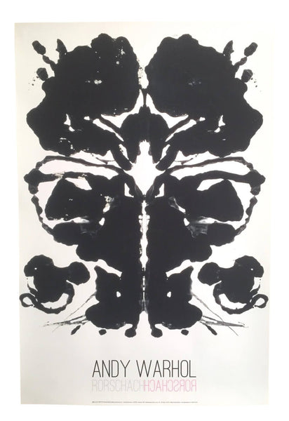 Rorschach Ink Blot - Andy Warhol - Posters