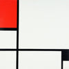 Composition Black And Red - Art Prints