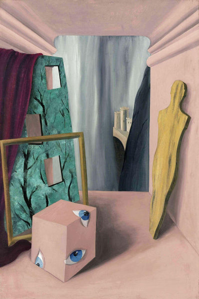 The Silent Group (Le groupe silencieux )– René Magritte Painting – Surrealist Art Painting - Canvas Prints