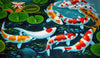 Koi Fish - Family Unity And Prosperity - Feng Shui Painting - Large Art Prints