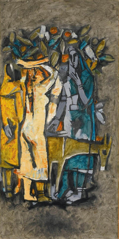 Village Women by M F Husain