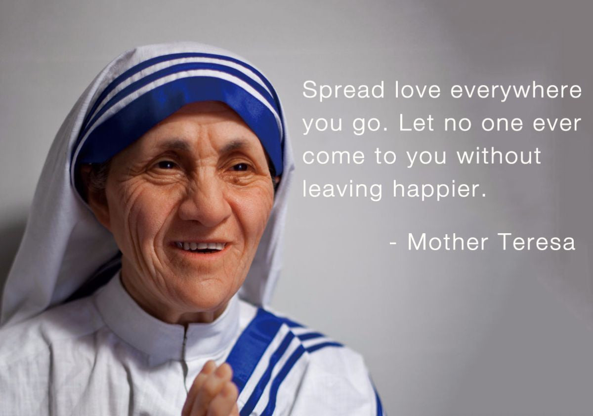 Spread Love.. - Mother Teresa Quotes - Posters by Sherly David ...