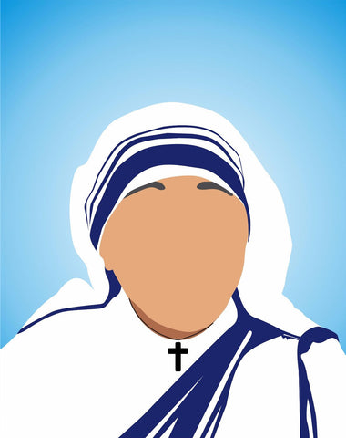 Digital Art - Mother Teresa - Art Prints by Sherly David