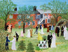 A Country Wedding - Grandma Moses (Anna Mary Robertson) - Folk Art Painting - Framed Prints