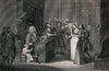 A Courtroom Scene With A Judge, A Pregnant Woman And A Guilty Looking Man - Thomas Cook - Legal Art Illustration Engraving - Framed Prints