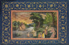 A Gathering At Sunset - Mughal Art - C.1680 -  Vintage Indian Miniature Art Painting - Large Art Prints