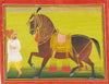 A Horse And Groom - C.1760 - 1800 -  Vintage Indian Miniature Art Painting - Art Prints