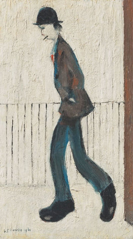 A Man Walking - Laurence Stephen Lowry RA - Posters by L S Lowry