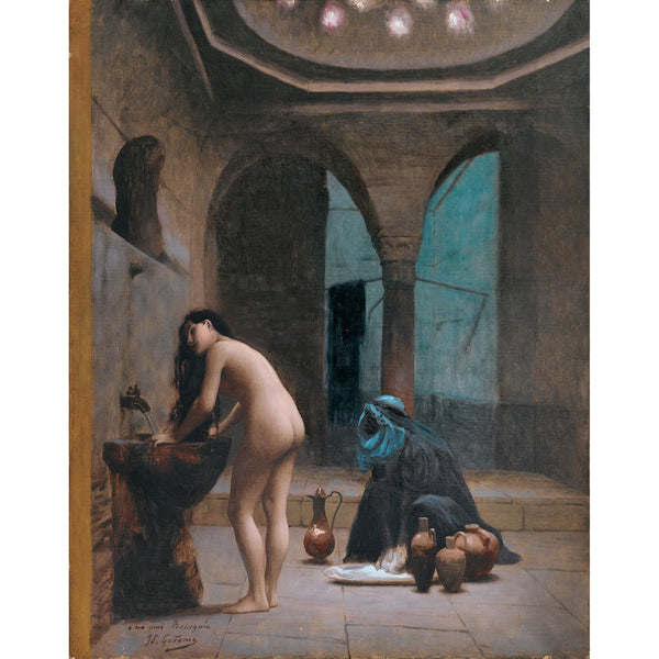 A Moorish Bath - Jean-Leon Gerome - Orientalist Art Painting - Posters
