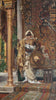 A Palace Guard - Antonio Maria Fabres - 19th Century Vintage Orientalist Painting - Canvas Prints