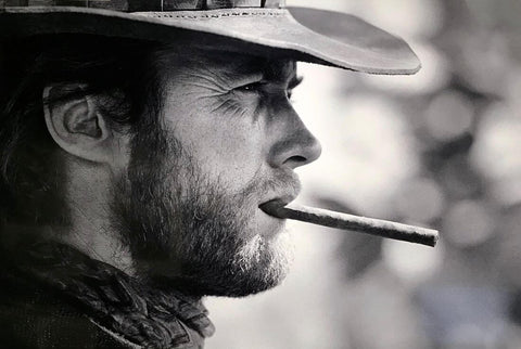 A Portrait - Clint Eastwood -  Hollywood Western Movie Legend by Eastwood