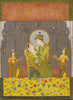 A Prince And His Consort - C.1810 -  Vintage Indian Miniature Art Painting - Posters