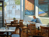 Inside Cafe Heaven (Im Café Himmel) - Paul Schulenburg - Realism Painting - Canvas Prints