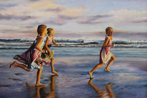 Twilight Trio - Harriet Lloyd - Impressionist Painting - Framed Prints