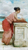 A Roman Beauty - Guglielmo Zocchi - Italian Art Painting - Canvas Prints
