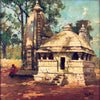 A Temple In India - John Gleich - Vintage Orientalist Painting of India - Canvas Prints