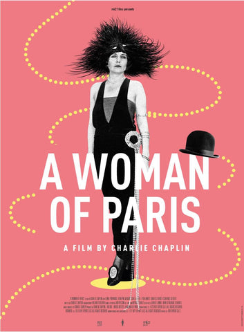 A Woman Of Paris - Charlie Chaplin - Hollywood Movie Poster - Canvas Prints