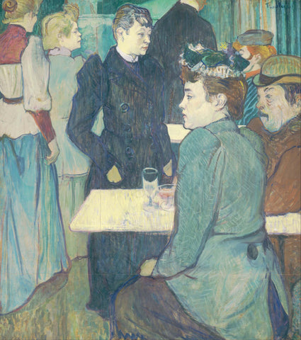 A Corner of the Moulin de la Galette - Art Prints by Henri de Toulouse-Lautrec