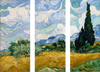 A Wheatfield with Cypresses - Life Size Posters