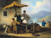 A Chinese Foodstall In Macao - George Chinnery - Vintage Orientalist Painting - Canvas Prints