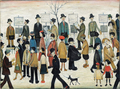 A Northern Race Meeting - L S Lowry by L S Lowry