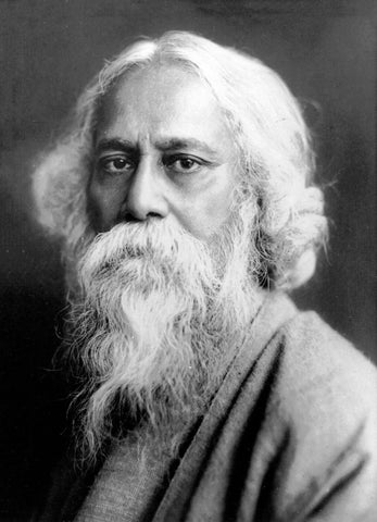 A Portrait Of Gurudev Rabindranath Tagore - Framed Prints by Megaduta Sharma